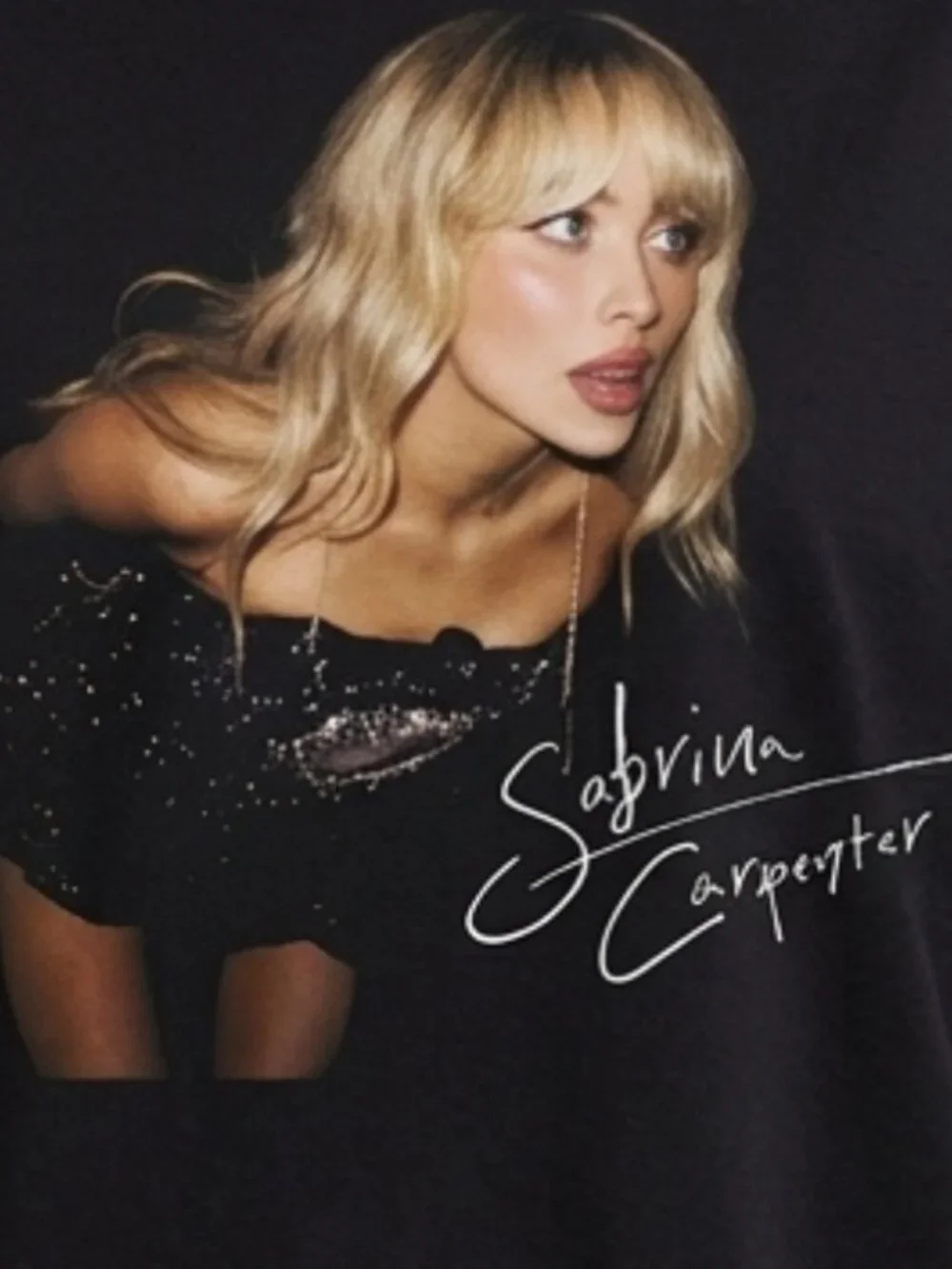 Vintage Sabrina Carpenter Graphic Tee Retro Pop Star Y2K Streetwear Shirt - Picture 2 of 2